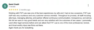 What Our Clients Are Saying - Car Accident Lawyer Review