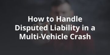 How to Handle Disputed Liability in a Multi-Vehicle Crash in Austin